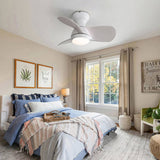 23 Inch Indoor Ceiling Fan With 3 Color Dimmable 3 ABS Blades Remote Control Reversible DC Motor W882P146321