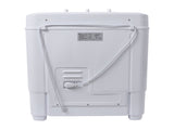 Compact Twin Tub with Built-in Drain Pump XPB35-188S 14.3lbs Semi-automatic Gray Cover 89857526