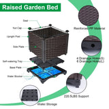 Raised Garden Bed Planter for Outdoor Plants Plastic Planters Box Elevated Garden Boxes Plant Pots 09165596
