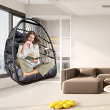 ZNTS Swing Hammock Egg Basket Chairs Without Stand Indoor Outdoor, UV Resistant Cushion Hanging Chair, W2707P184373