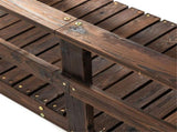 5 ft Wooden Garden Bridge Arc Footbridge 02049237