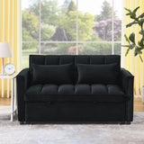 Sleeper Sofa, Convertible Sofa, Recliner, Bed, 3-in-1, 3-Position Adjustable Backrest, 2-Seater W1853126218