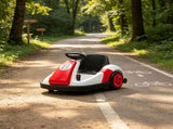 6V Red Electric Bumper Car for Kids 37-72 Months, Big Wheel Ride-On Toy with 360&deg Spin & Slow 60711148