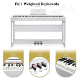 ZNTS GDP-104 88 Keys Full Weighted Keyboards Digital Piano with Furniture 78680618