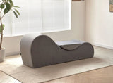 Solace Yoga Chaise Lounge Chair for Stretching, Relaxation & Exercise, Ergonomic Design with Soft B2735P271014