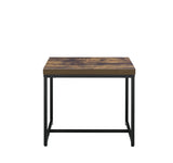 Bob Weathered Oak & Black Finish End Table B2726P244961