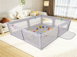 Portable Baby Play Yard - 73"x61.5"x27", Breathable Mesh, 50 Ocean Balls & Carry Bag 83923189