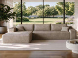 96" Cloud Sectional Sofa,Modern Minimalist Upholstered Couches, Comfort U Shaped Sofa for Living W2824P567792