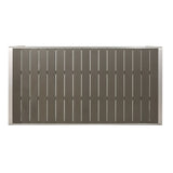 Coral Outdoor Aluminum Dining Table with Faux Wood Top, Gray Finish,Grey 60452.00