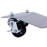 ZNTS Car Dolly, Heavy Duty Wheel Dolly,4 Tire Wheel Dolly Car Stakes 6000lbs Capacity,Gray 15457816