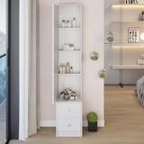 Length 11.8" x Width 15.7" x Height 63" Simple Stylish Dressing Mirror Full Body Mirror W3258P311361