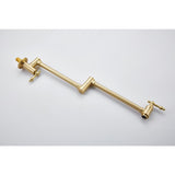 Wall Mount Folding Kitchen Pot Filler Faucet W2287142932