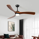 ZNTS 52 "3 solid wood leaf ceiling fan lights W2878P254289