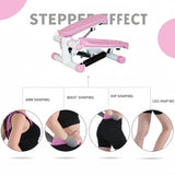 ZNTS Mini Stepper with Resistance Band, Stair Stepping Fitness Exercise Home Workout Equipment for Full 96519910