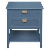 2 Drawer Side table,American style, End table,Suitable for bedroom, living room, study W688119115
