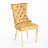A&A Furniture,Nikki Collection Modern, High-end Tufted Solid Wood Contemporary Velvet Upholstered W1143P151483
