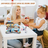 ZNTS 4 PACK Brick Building Set for Kids, 2969 PCS Building Blocks Kit Japanese Street Building Toy Set 84974986