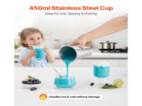 Milkshake Maker, 100W Drink Mixer Machine, Single-Head Blender with Dual-Speed Settings and 12148025