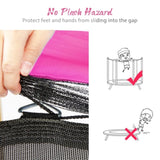 5.5FT Trampoline for Kids - 65" Outdoor & Indoor Mini Toddler Trampoline with Enclosure, Basketball 57537140