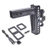 Adjustable Trailer Hitch-Drop Hitch-Tow Hitch 22,000 LBS GTW 2" & 2-5/16" Ball 10614944
