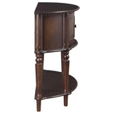 ZNTS Brown Half Moon Console Table B062P145566