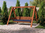 Outdoor Bench Cushion, 63 20 4 Inch, Tufted Waterproof Swing Cushion with Ties, for Patio Bench 47811858
