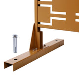 Outdoor & Indoor Privacy Metal Privacy 76" H48" W, Freestanding Decorative Privacy W465P193244