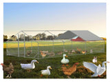 10 x 20 ftOutdoor Large Metal Chicken Run Coop with 1 piece of Waterproof Cover, Garden Backyard 22833669