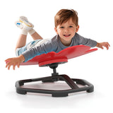 Kids Sensory Swivel Chair 360&deg Spin, 220lbs Capacity, Elephant Design, PP/Metal, Anti-Slip Pads 86078626