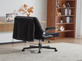Criss Cross Legged Office Chair with Flip-Up Back Built-In Dynamic Airbag Lumbar Support, Wide Seat 00438855