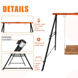 Swing Sets for Backyard, Outdoor Porch Swing Frame, Hammock Chair Stand Only, Max Load 550Lbs 67935655