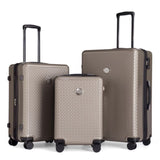 ZNTS Luggage Sets 3 Piece Hardshell Suitcases with Wheels, Lightweight Expandable Travel Luggage with TSA PP325704AAM