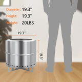 19.3*19.3*19.3in Smokeless Fire pit 40643752