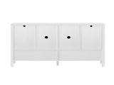 U_STYLE 55.1'' Storage Sideboard with 4-Doors,Multi Functional Buffet with Open Shelf and 2-Tiers N711P345165K