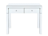 W 39.4 inch X D 15.7 inch X H 31.5 inch Mirror desktop dressing table, 2 drawer dressing table, W100535586