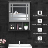 Bathroom Cabinet with Mirror 13099782
