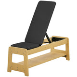 ZNTS Wooden Adjustable Weight Bench 59421374