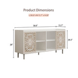 Living Room Furniture Mid Century Modern Tv Stand Kitchen Storage White Curio Buffet Cabinet W2263P207529