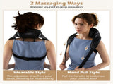Neck Shoulder Massager - 4D Deep Tissue Kneading, 2 Modes & 2-Level Heat , Hands-Free 90810668