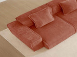 LSF&RSF Sofa Velvet- Red W3041P386584