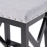 SADDLE BARSTOOL 65637.00LGRY