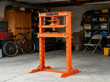 12 Ton H-Frame Hydraulic Shop Press, Adjustable Floor Press with Plates for Garage & Workshop 41383873