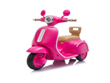 12V Kids Ride On Electric Scooter w/Bright Headlights&ColorChasing LED Light Strips,Easy FootPedal W1578P536313