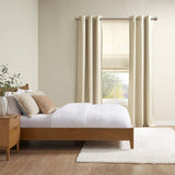 Printed Faux Silk Room Darkening Cordless Roman Shade B03598315