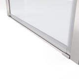 1 3/8" adjustment,universal pivot shower door, with 1/4" tempered glass finish 3072 W2122131060