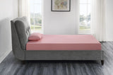 7inch Twin and Pillow Set Breathable Fabric Gel-Infused Memory Foam, Pink, B011P213350