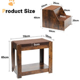 Pet Bunk Bed with Removable Step for Dogs and Cats, Multi-Level Bed Window Perch Seat Platform with W1687P165899