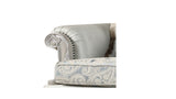 Tuscan Traditional Style Sofa Made With Wood in Silver B009138504