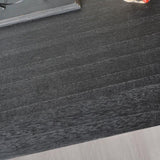 Modern Black Wood Storage Cabinet, 31in Accent Cabinet with Embossed Door for Living Room, Bedroom, W2729P239176