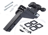 Tri-Ball 1-7/8'' 2'' 2-5/16'' Adjustable Trailer Hitch Fits 2'' Receiver Heavy Duty Solid Ball Mount 37348885